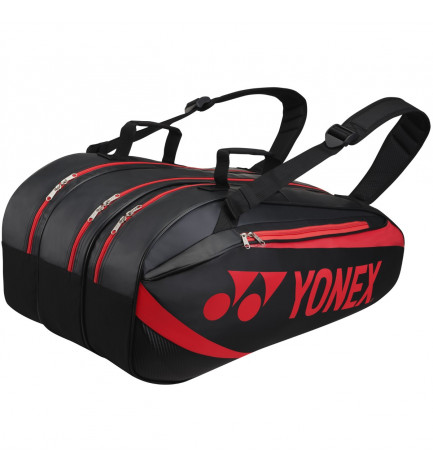 Torba tenisowa Yonex Tournament Active Bag 9 Black / Red