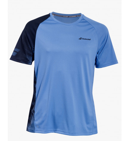 Koszulka tenisowa chłopięca Babolat PERF T-shirt Parisian Blue -45%
