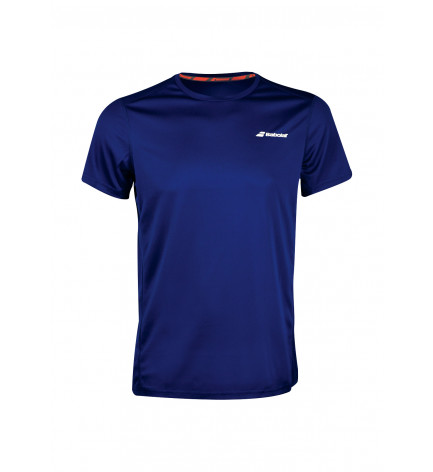 Koszulka tenisowa chłopięca Babolat CORE T-shirt Navy - Wyprzedaż!