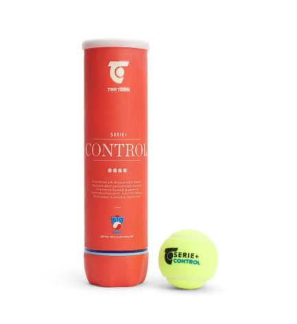 Piłki tenisowe Tretorn Serie+ Control 4szt.
