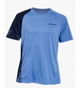Koszulka tenisowa chłopięca Babolat PERF T-shirt Parisian Blue - Wyprzedaż!
