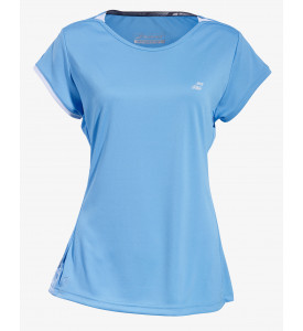 Koszulka tenisowa dziewczęca Babolat PERF Cap Sleeve Horizon Blue -50%