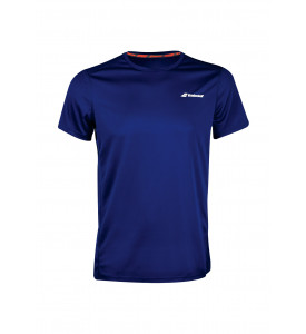 Koszulka tenisowa chłopięca Babolat CORE T-shirt Navy - Wyprzedaż!