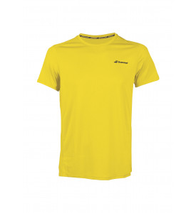 Koszulka tenisowa chłopięca Babolat CORE T-shirt Yellow - Wyprzedaż!