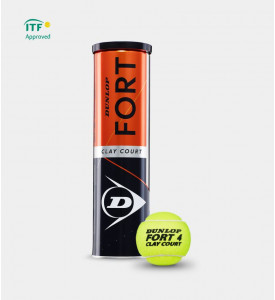 Piłki tenisowe Dunlop Fort Clay Court karton 18x4szt